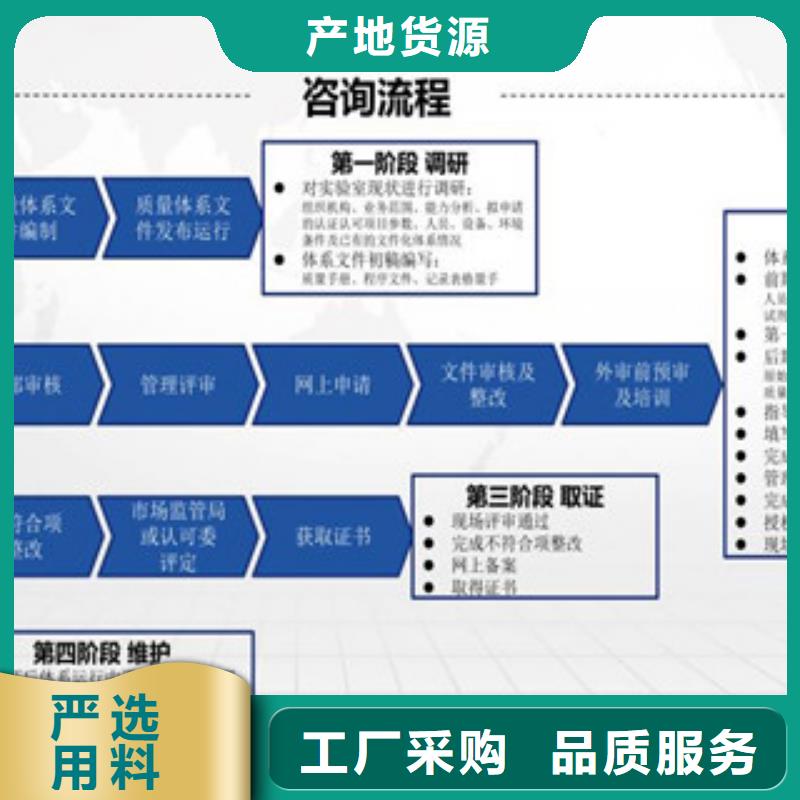 CMA资质认定【CMA申请要求】产地货源技术先进