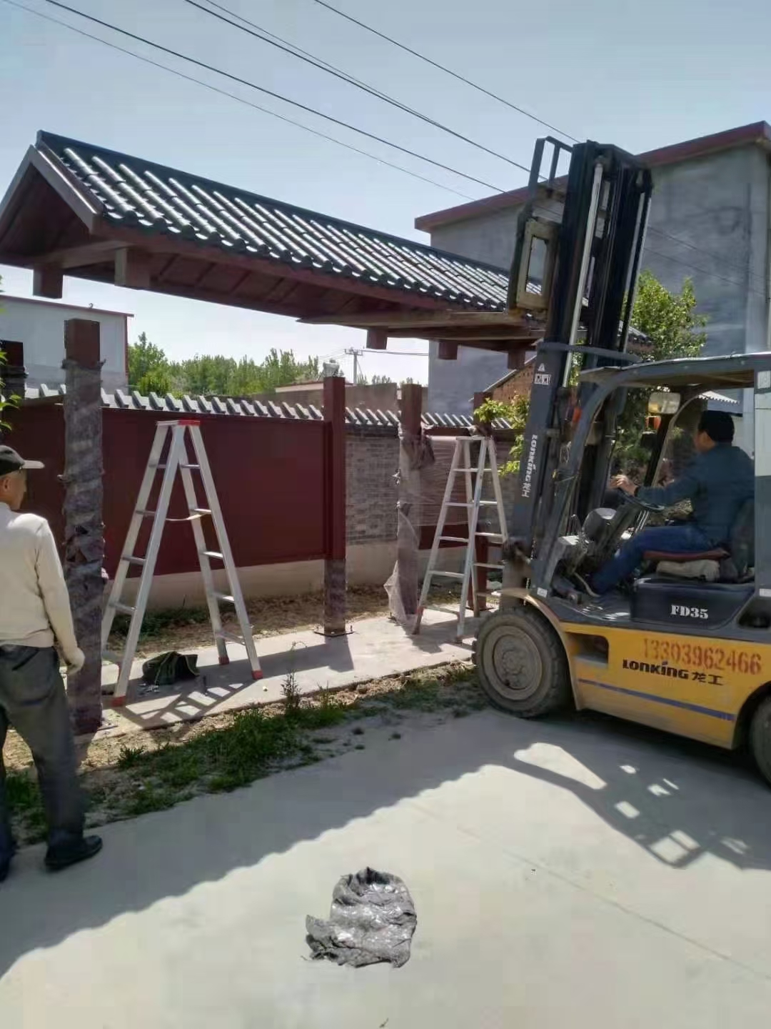 道路建设公交候车亭实体厂家