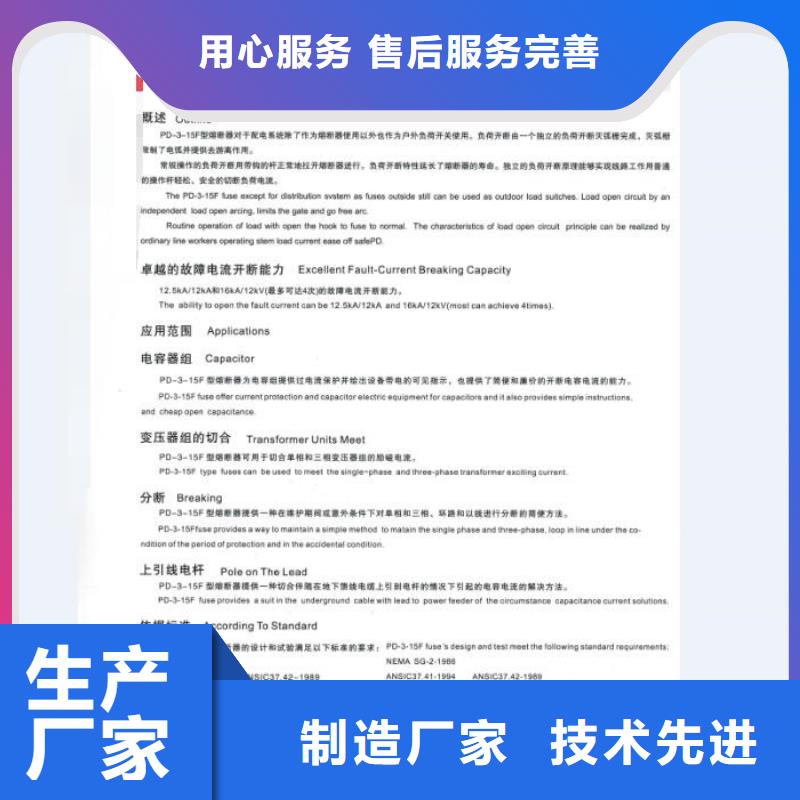 价格推荐：高压熔断器/RW11-12/(5~200)-6.3随到随提