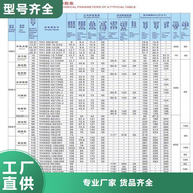 【】【避雷器】HY5WX1-17/50-J<本地>厂家