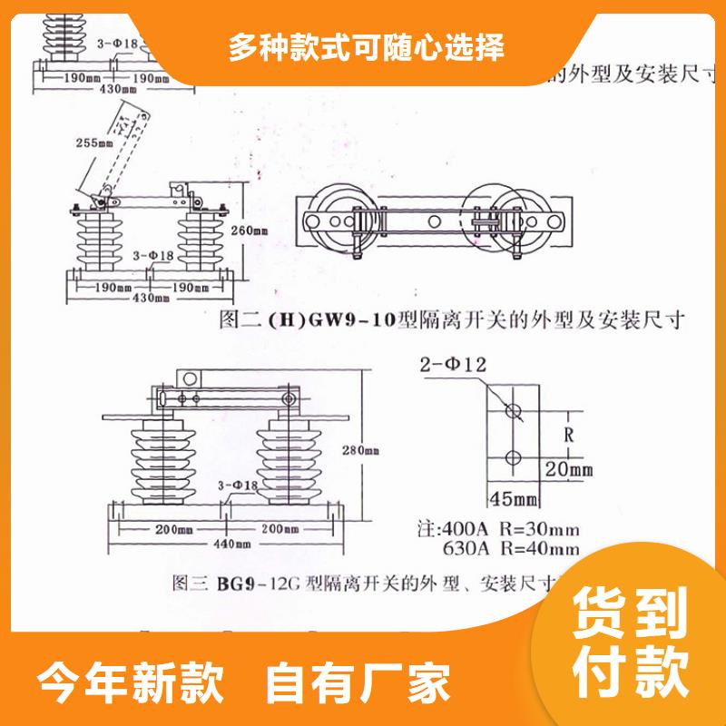 户外高压交流隔离开关：HGW9-12-200实体厂家.一站式采购商