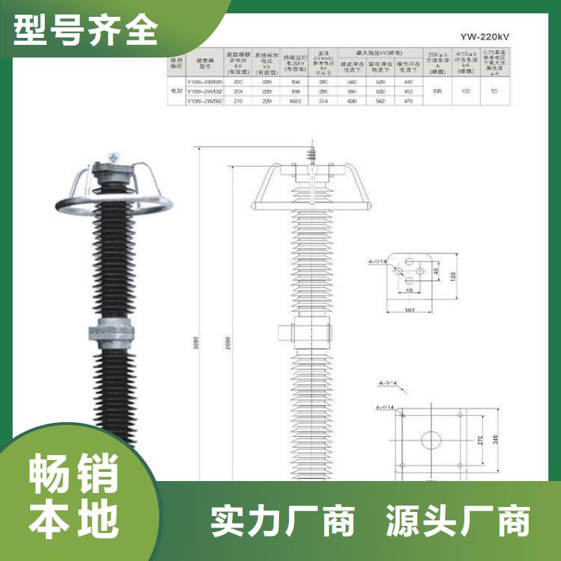 复合外套氧化锌避雷器HY10WZ-51/134G【浙江羿振电气有限公司】常年出售