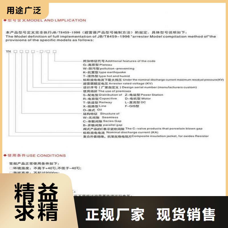 避雷器YH10WZ-108/281.高品质现货销售