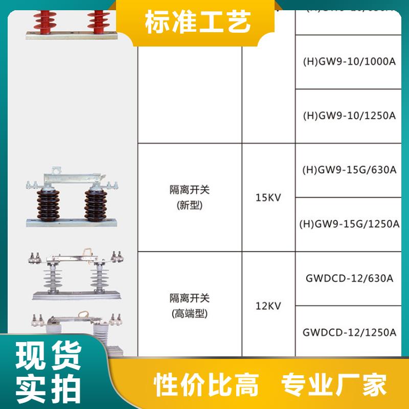 【户外高压交流隔离开关】HGW9-12KV/630A价格推荐.[当地]生产厂家