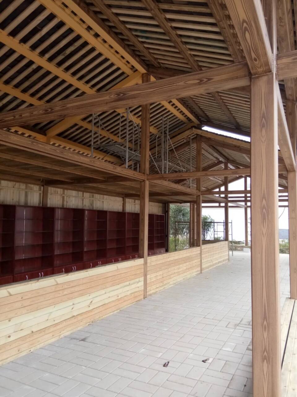 仿古园林建筑木纹漆全包施工价格